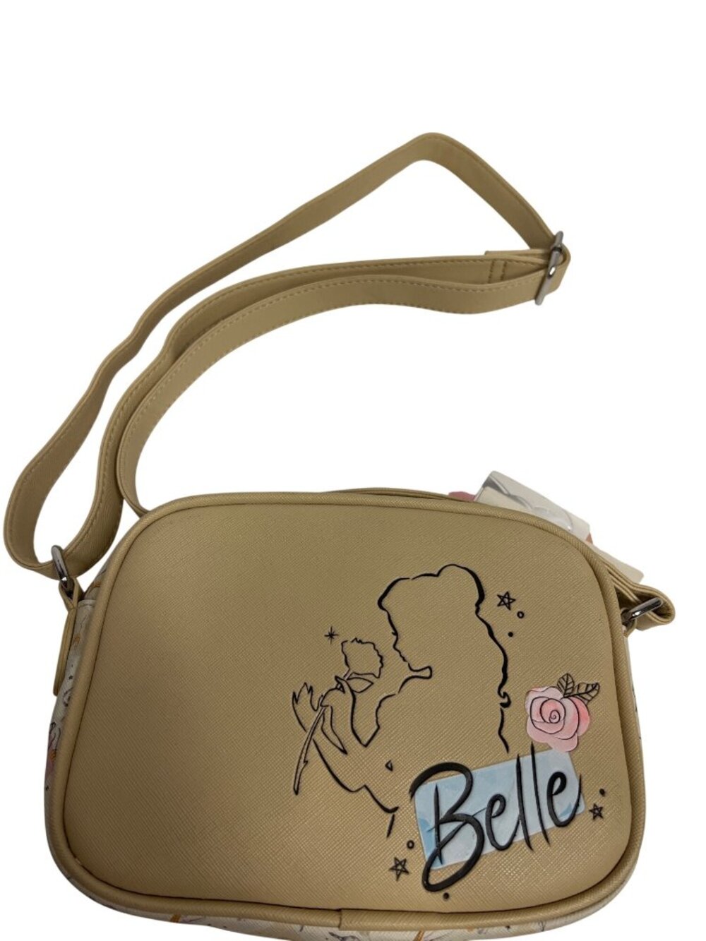 Disney Belle Crossbody Bag DANI Danielle Nicole Beauty and the Beast NWT Beige